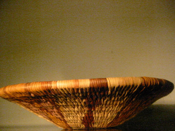 Hopi Style Tribal Weave Native Art Deco Basket - Designer Unique Finds 
 - 3