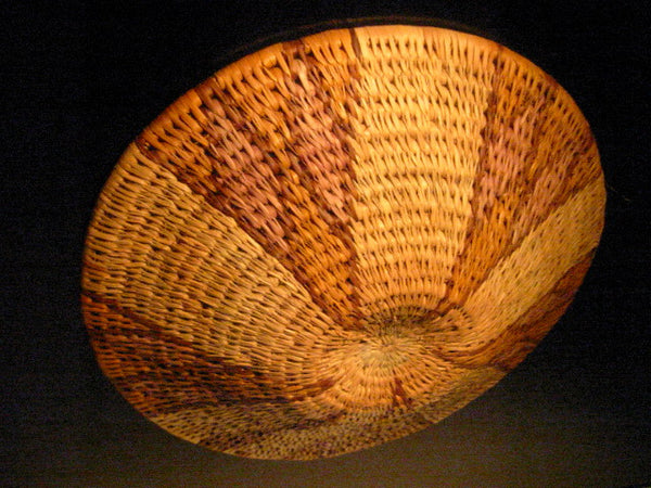 Hopi Style Tribal Weave Native Art Deco Basket - Designer Unique Finds 
 - 5