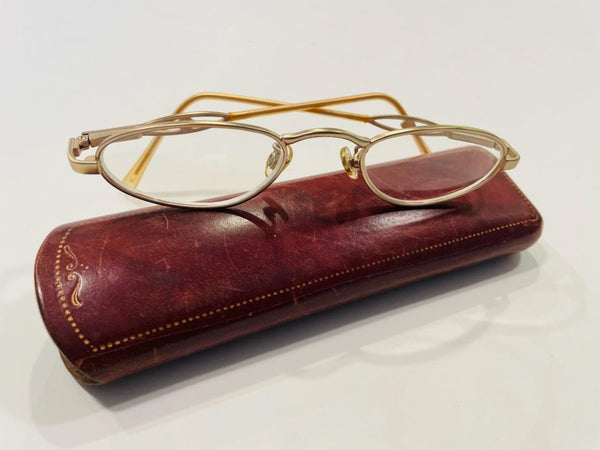 Magnivision Golden Wire Mid Century Modern Eyewear