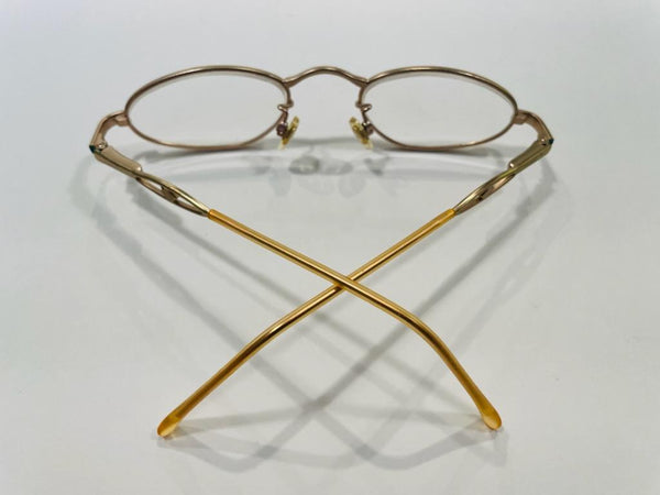 Magnivision Golden Wire Mid Century Modern Eyewear