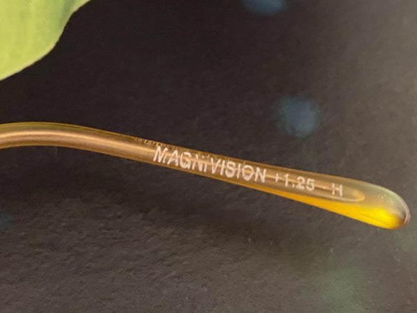 Magnivision Golden Wire Mid Century Modern Eyewear