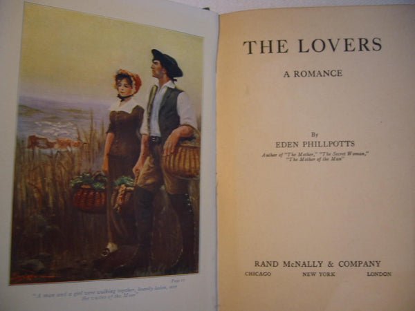 Eden Phillpotts The Lovers A Romance Illustrated Book - Designer Unique Finds 
 - 1