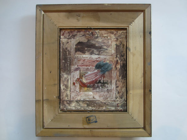 Roky Roka Surrealist Mother Child Portrait Contemporary Oil On Board