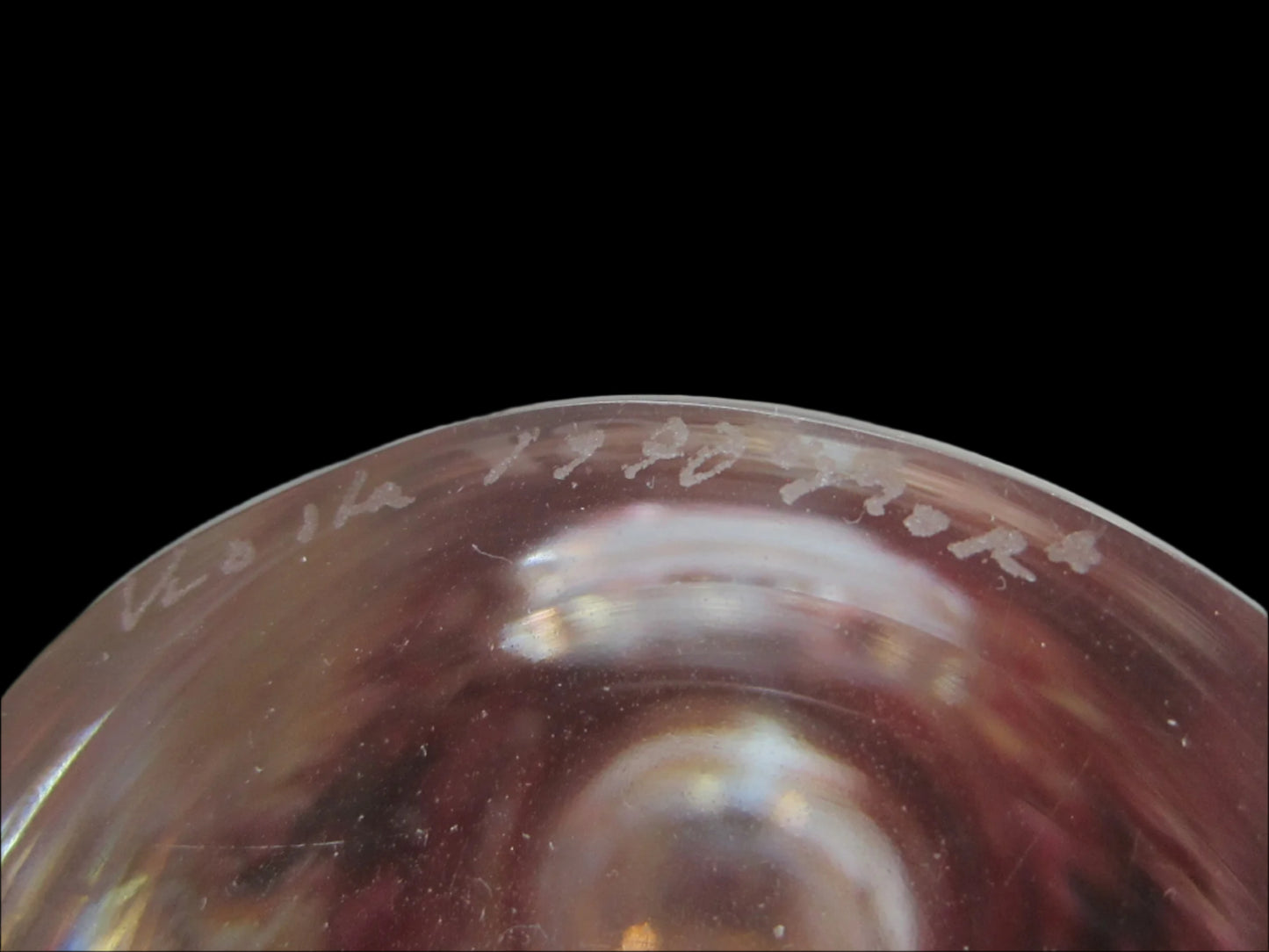 Kosta Boda Sweden The Mother 1970 Gold Painted Glass Paperweight