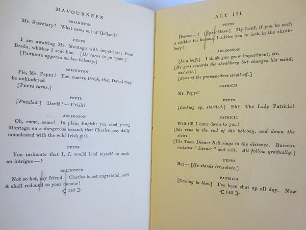 Mavourneen A Comedy in Three Acts Author Louis N Parker by Dodd Mead & Co - Designer Unique Finds 
 - 6