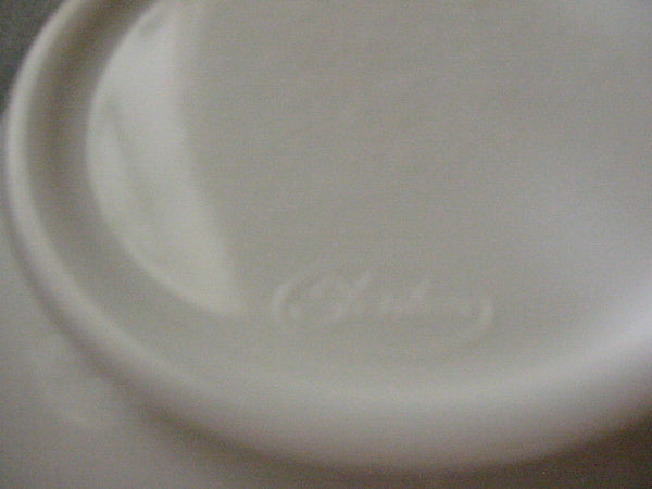 Fenton Milk Glass Heart Shape Condiment Bowl - Designer Unique Finds 