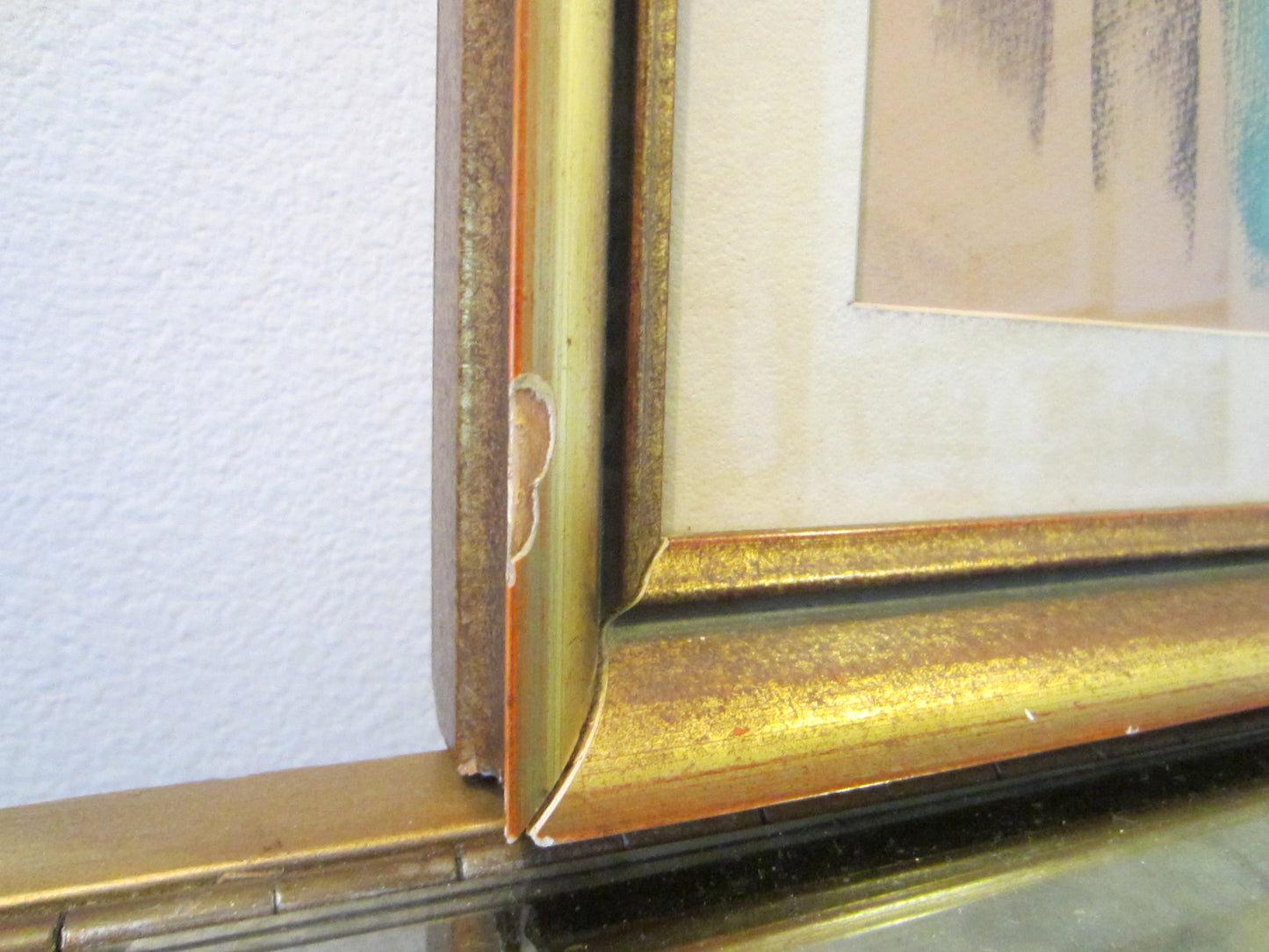 Velletri 67 Portrait Gouache Signed Scripted Original Frame