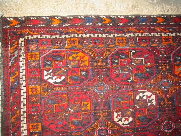 Persian Rug Transitional Pile of Wool Imported 7 ft Imported From San Francisco - Designer Unique Finds 
 - 4