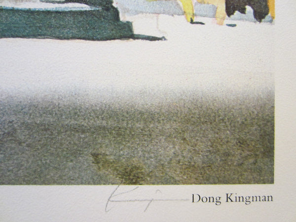 Dong Kingman Jazz Concert In The Park Atlanta Signed Scripted Print