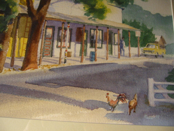 Robert E Eddy French Gulch Watercolor California Artist Signed