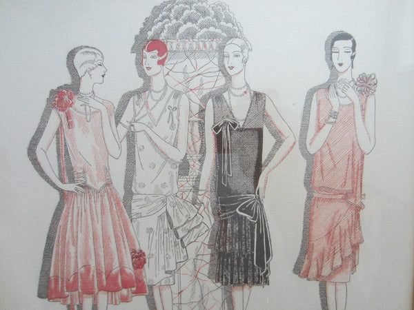 Illustrated Ladies Home Magazine Fashion Prints Circa 1920 s