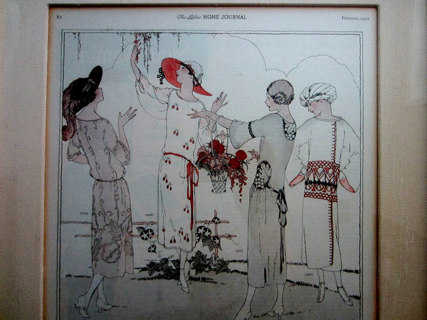 Illustrated Ladies Home Magazine Fashion Prints Circa 1920 s