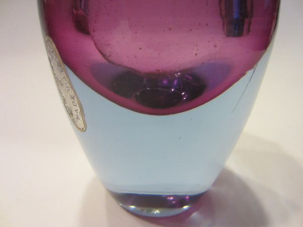 Alfredo Barbini Murano Glass Italy Table Lighter With Label - Designer Unique Finds 