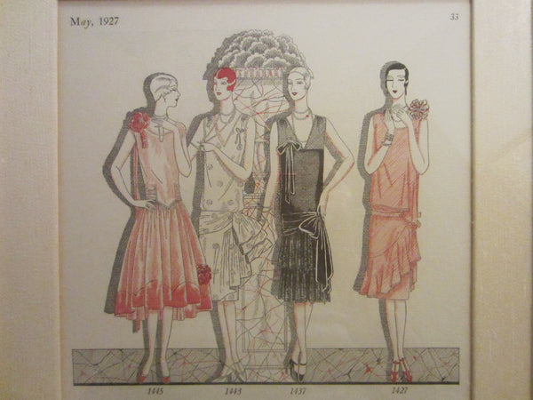 Illustrated Ladies Home Magazine Fashion Prints Circa 1920 s