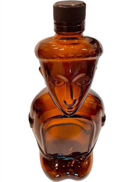 Heritage Edition Brown Glass Figurative Vintage Bottle