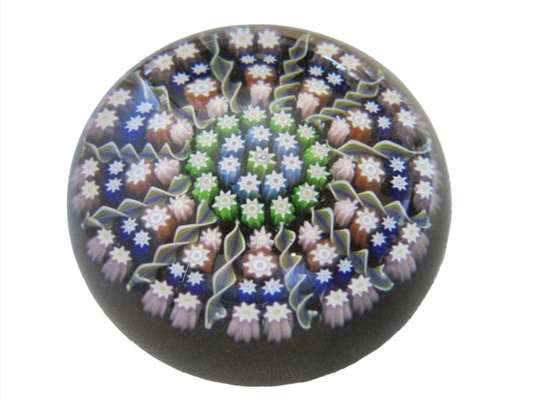 Crieff Scotland Pertshire Millefiori Glass Paperweight