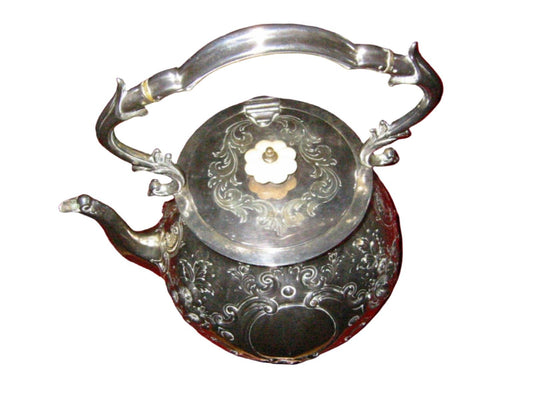 Mappin Brothers London Silver Teapot Kettle Lion Medallions Hallmarks - Designer Unique Finds 
 - 2