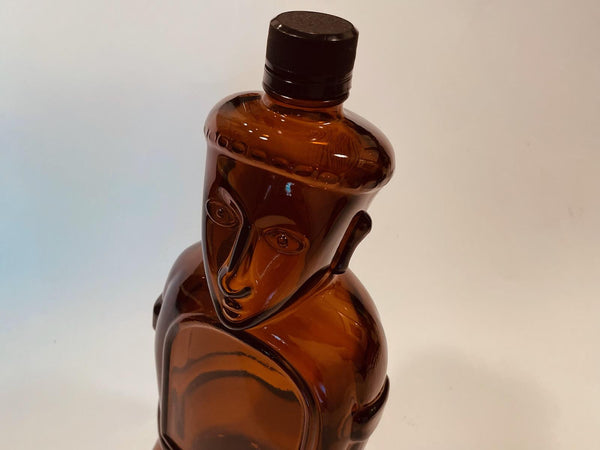 Heritage Edition Brown Glass Figurative Vintage Bottle