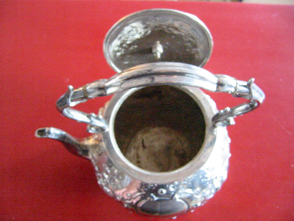 Mappin Brothers London Silver Teapot Kettle Lion Medallions Hallmarks - Designer Unique Finds 
 - 4