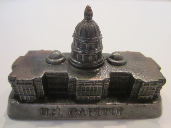 US Capitol Washington DC Metal Figurative Monument Paperweight