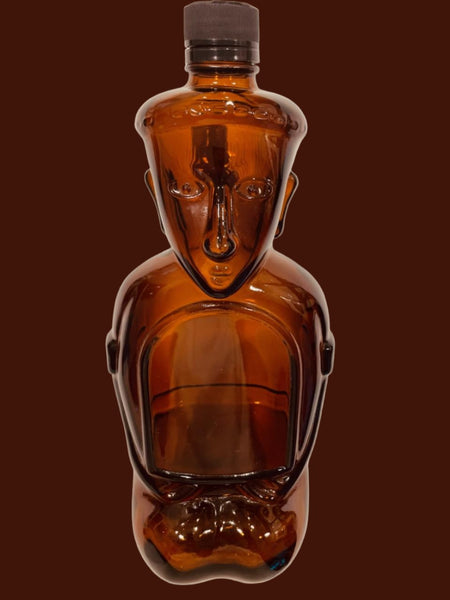 Heritage Edition Brown Glass Figurative Vintage Bottle