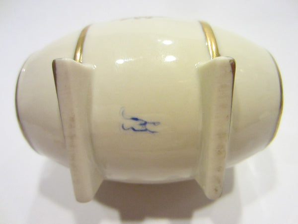 Porcelain Chest Footed Barrel Gilt Ware Jewelry Box - Designer Unique Finds 
 - 6