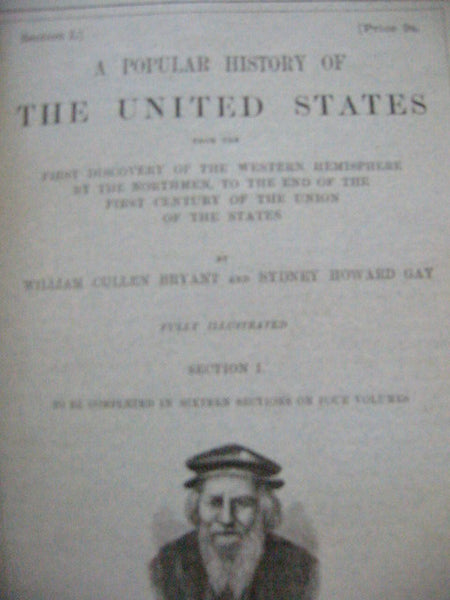 Bryants Popular History of The United States 4 Volumes Books Leather Binding - Designer Unique Finds 
 - 2