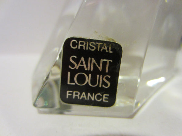Cristal Saint Louis France Signed Crystal Bald Eagle Head - Designer Unique Finds 
 - 2