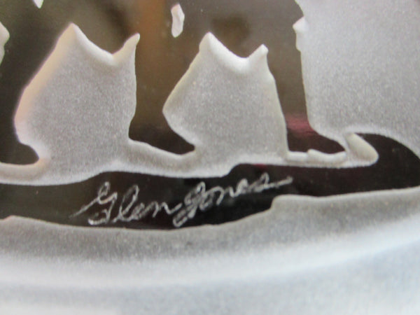 Glen Jones Commemorative Bicentennial Glass Paperweight Limited Edition - Designer Unique Finds 