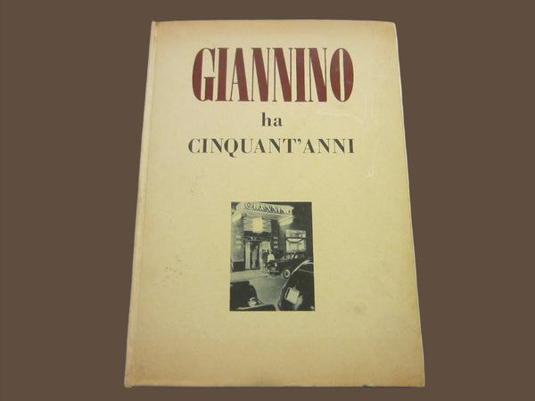 Giannino Restaurant Illustrated Book Ha Cinquant Anni By Renato Simoni