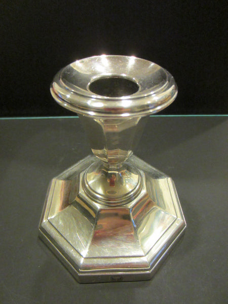 England Ellis Barker Silver Candle Holders With Hallmarks In Pair - Designer Unique Finds 
 - 3