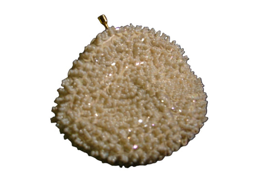 Hollywood Shagee of California White Sequined Clutch Coin Purse - Designer Unique Finds 