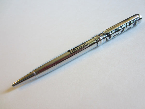 Harrods Nightsbridge England Cased Silver Metal Ball Pen