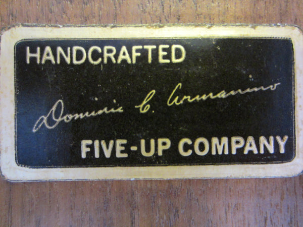 Five Up Domino Game Hand Crafted Mid Century Dominic C Armanino - Designer Unique Finds 
 - 2