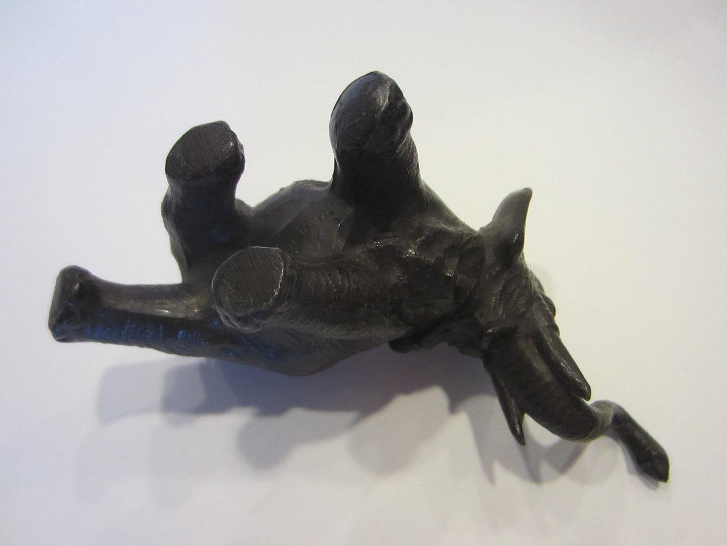 Dark Metal Elephant Statue Made in Japan - Designer Unique Finds 