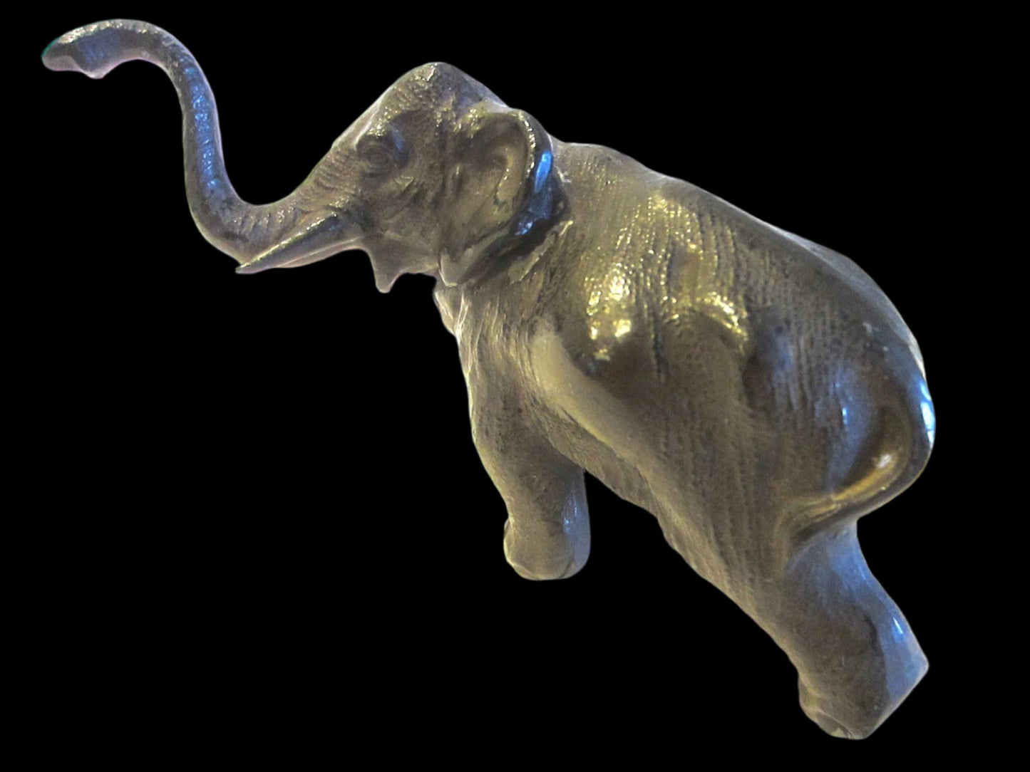 Metal Elephant Statue Made in Japan - Designer Unique Finds 