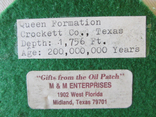 Queen Formation Imitation Stone Paperweight Crockett Co Texas - Designer Unique Finds 