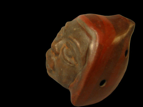 Chilean Ceramic Figure Head Terracotta Signature Portait Pottery - Designer Unique Finds 
 - 4