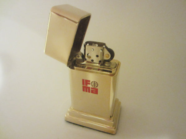 The New Barcroft Brass Table Lighter By Zippo For IFMA - Designer Unique Finds 