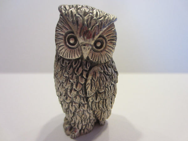Peltro Italy Silver Miniature Owl - Designer Unique Finds 
 - 5