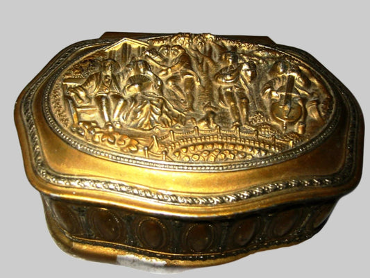 Bronze Figurative Japan Jewelry Box - Designer Unique Finds  - 1