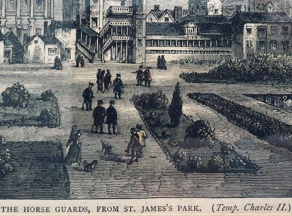 The Horse Guard From St James Park Temp Charles II Illustration
