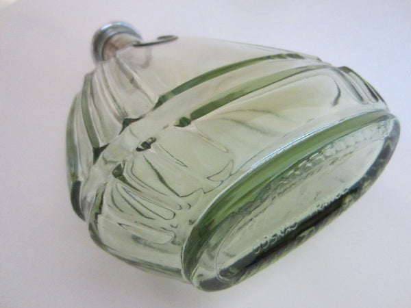 France Martell Cognac Glass Decanter Apothecary Chrome Cork Stopper - Designer Unique Finds 
 - 7