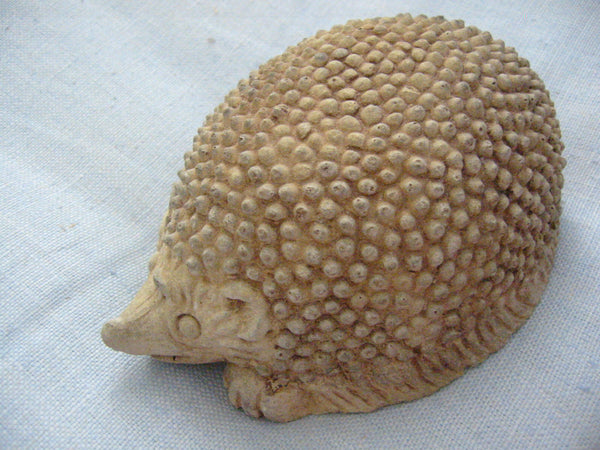 Cement Hedgehog Hand Crafted High Relief Sculpture Made In England - Designer Unique Finds 
 - 2