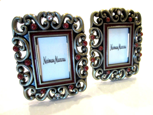 Jay Strongwater Miniature Picture Frames Exclusive For Neiman Marcus