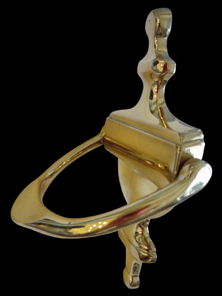 Contemporary Brass Classic Urn Modern Door Knocker - Designer Unique Finds 
