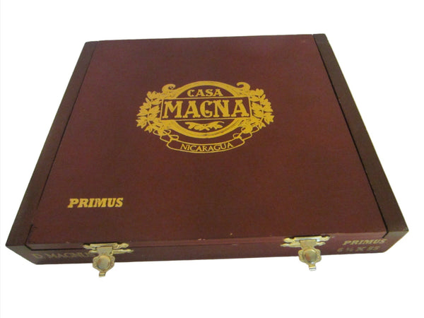 Casa Magna Primus Cigar Box Hand Crafted Golden Embossed - Designer Unique Finds 
 - 1