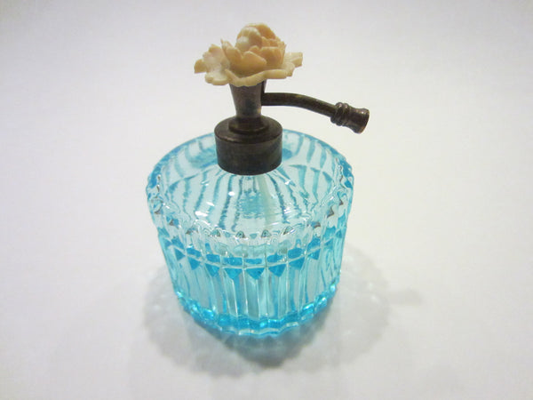 Flower Top Glass Atomizer Perfume Bottle I W Rice Co Japan
