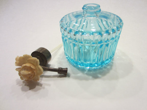 Flower Top Glass Atomizer Perfume Bottle I W Rice Co Japan