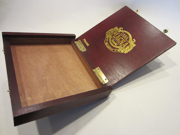 Casa Magna Red Wood Hinged Decorative Box